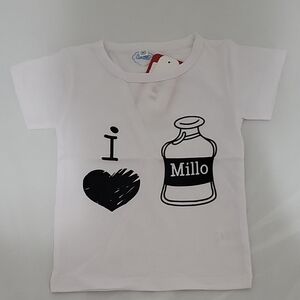 PatPat White Graphic Tee for Kids